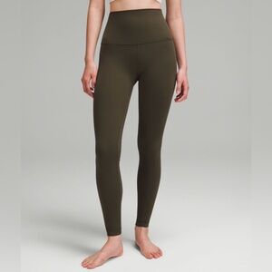 Lululemon Align Leggings - Size 6 - 28 inch inseam - Dark Olive